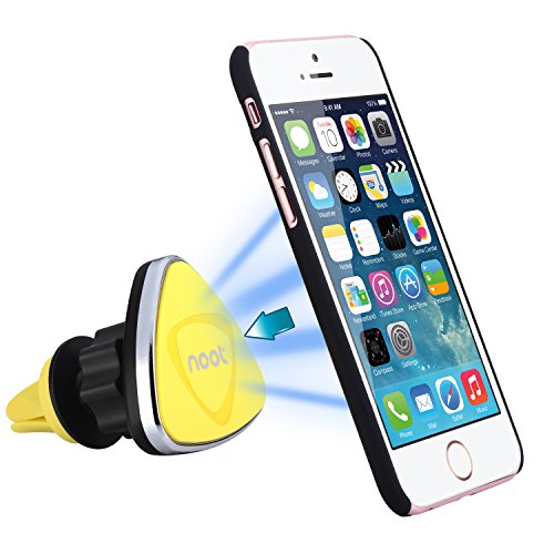 Car Mount, Universal 360 Degree Magnetic Cradle-Less Air Vent Smartphone Mount