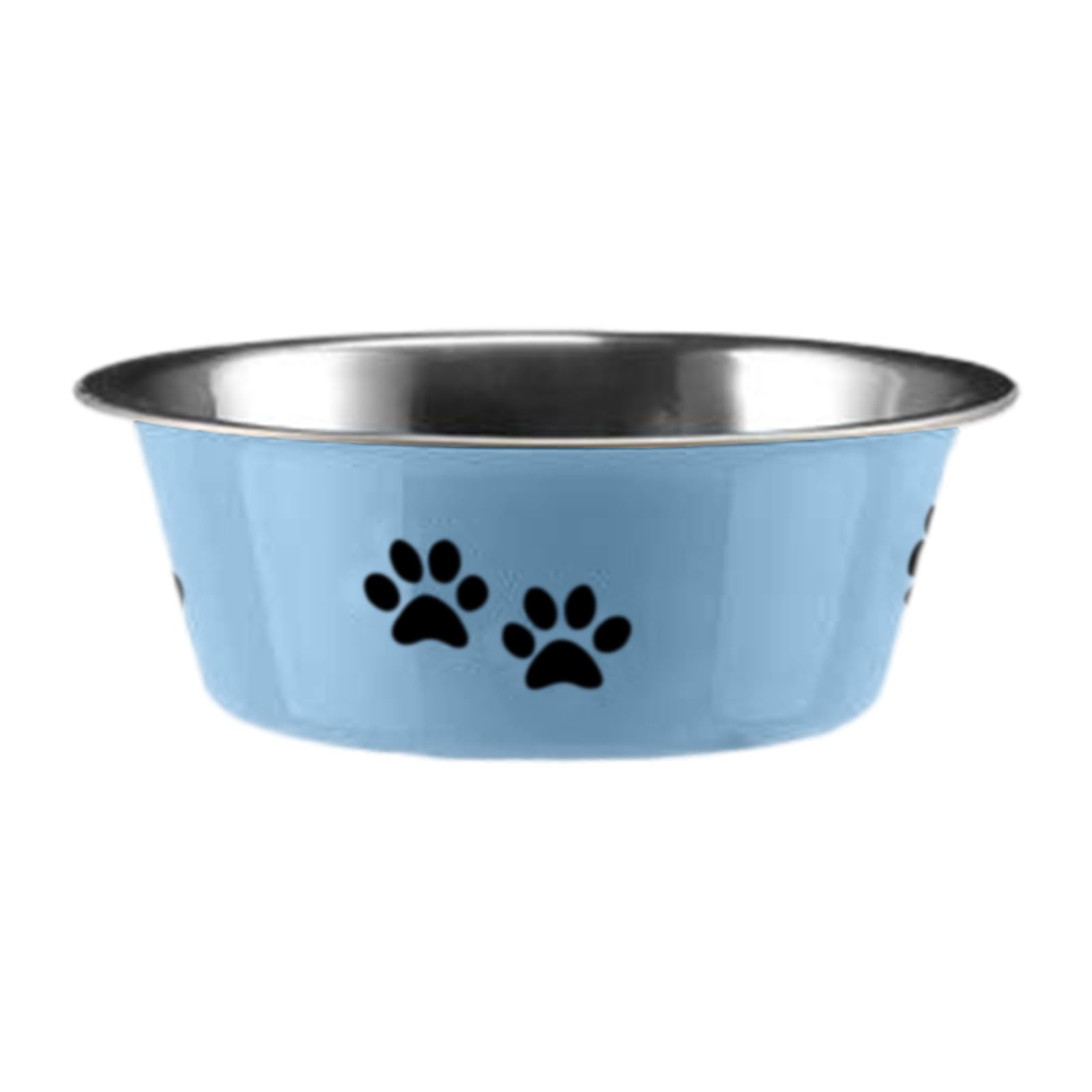 Non-Slip Dog Bowl Personalized Stainless Steel, Small Medium Large Sizes with 6 Colors, Custom Text Dog Bowl