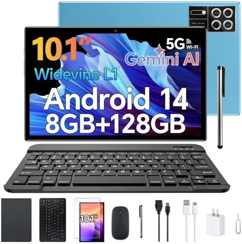 Tablet Xixaomiro S12, 10.1 Polegadas, Android 14, 8GB+128GB, acom...