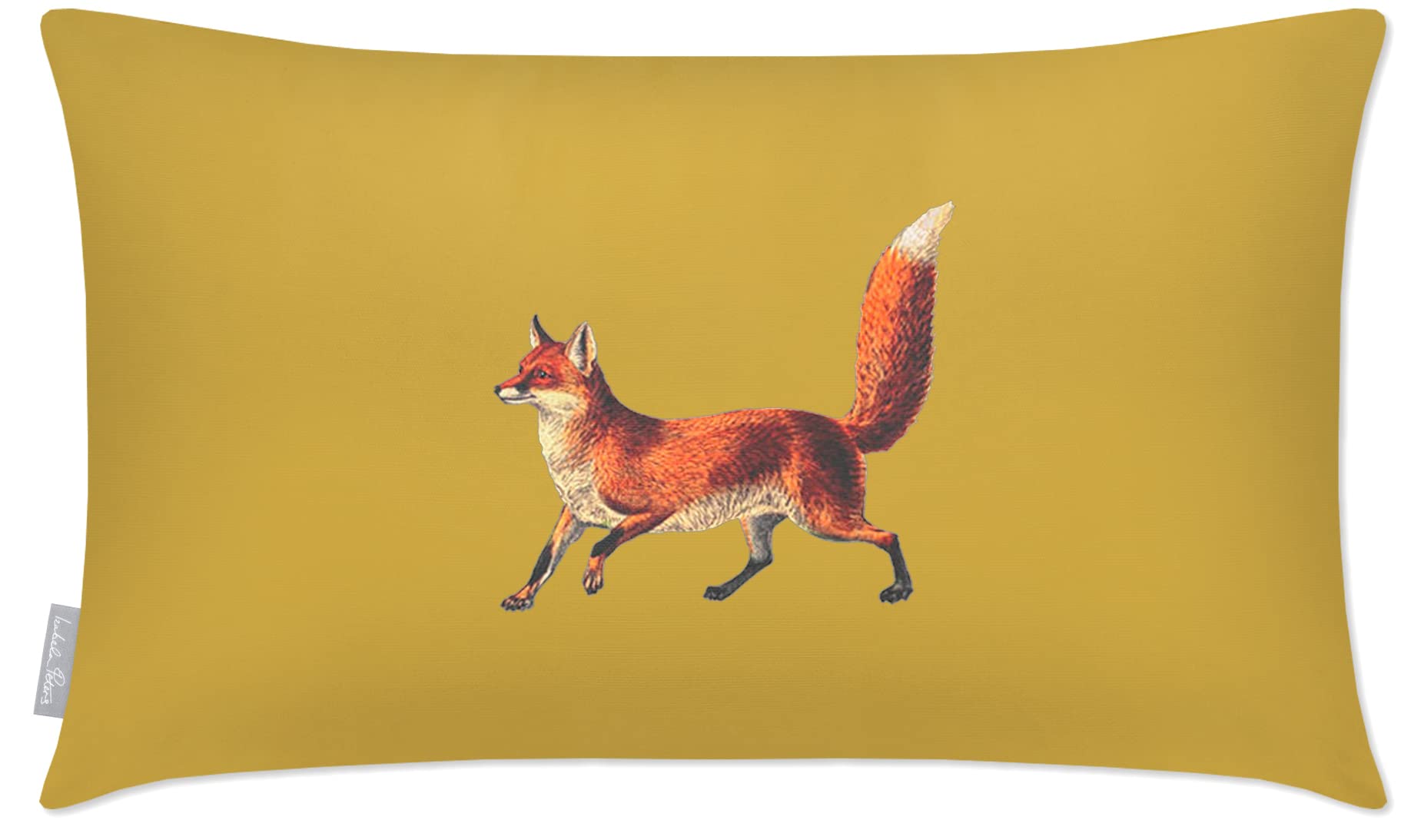 Izabela Peters Outdoor Cushions Waterproof, 60 x 40 cm, Filled Outdoor Cushion, Fox - Mustard, Garden Furniture Cushions, Outdoor Seat Cushions, Garden Chair Cushions โ image 1