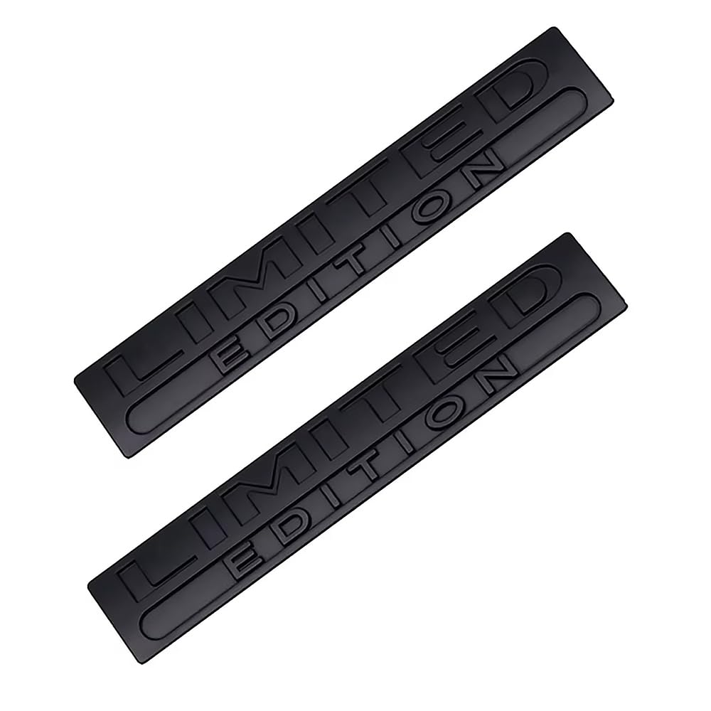 WENINETIES 2PCS Metal 3D Car Body Badges Sticker for Dacia Sandero Lodgy Dokker Stepway Mcv 2 Solenza RS, Trunk Fender Emblem Decal Accessorie,Emblem Logo Sticker Decoration Sticker,Black