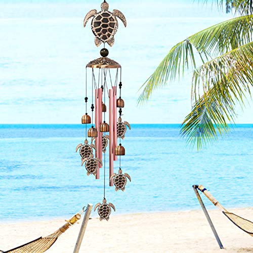 GREKEE Wind Chimes for Outside Indoor Decor, Retro Windchimes Outdoors Sympathy Wind Chimes Unique Gifts for Mom Gift Windchime Wind Bell Garden Patio Party Decorations (Christmas Wind Chimes)