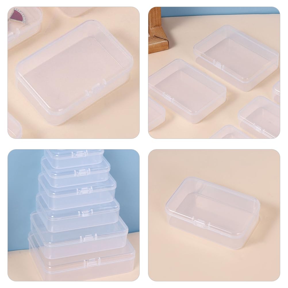 透明プラスチック収納ボックス5つ専用 Amazon.co.jp: クリアケース 小物収納ボックス 5個入り 蓋付き