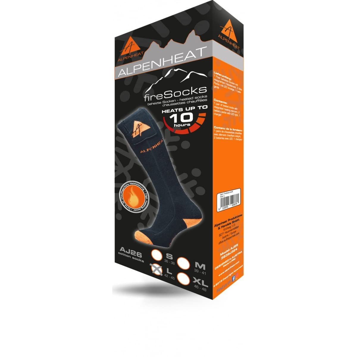 Alpenheat Fire Socks Cotton - Calze Riscaldati Unisex Adulto