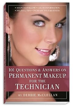 Paperback 101 SPANISH Questions & Answers on Permanent Makeup for the Technician Book