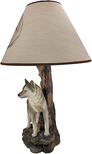 Miniatura 2 de Zeckos `Denizen of Twilight` Lámpara de mesa Lobo Gris