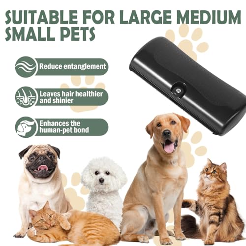 Hundebürste Bürste mit Komfortgriff, Hunde Bürste Hund Kurzhaar und Langhaar Pet Care Brush, Pet Hair Removal Brush, Unterfellbürste für Hunde Katzen und Andere