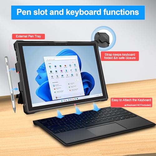 Étui Surface Pro anti-chute pour éviter les bris d'écran de 12,3"
