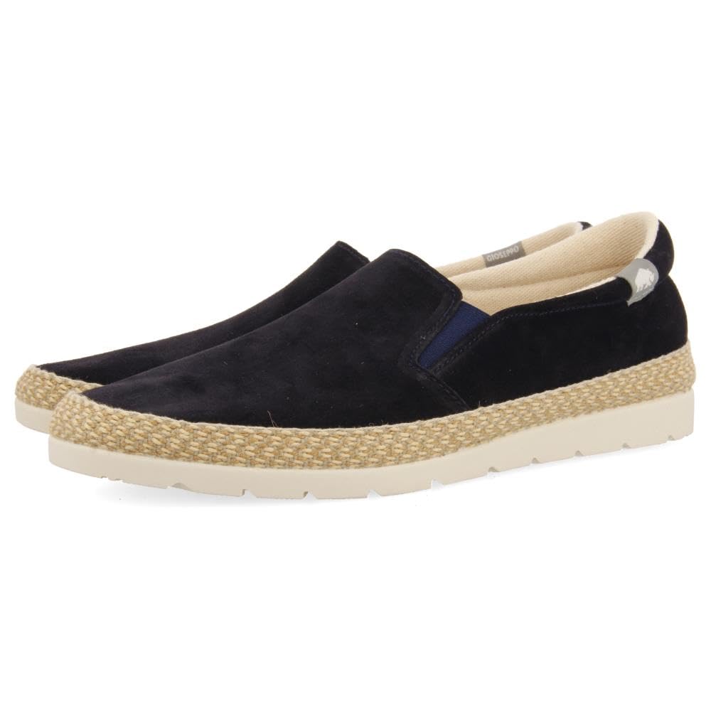 GIOSEPPO Espadrilles Color Cuero DE Piel con ELÁSTICOS Y ALGODÓN Reciclado para Hombre PROGER