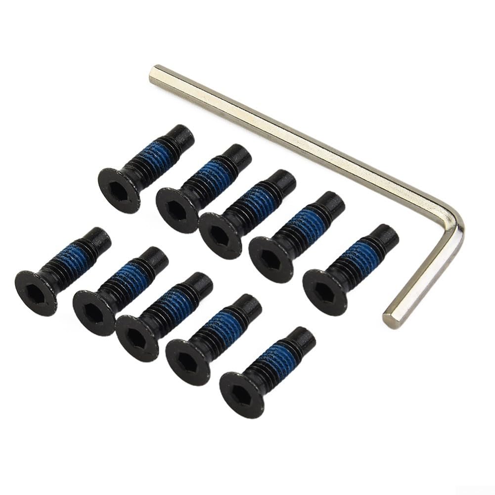 Kit de tornillos de montaje para scooter eléctrico Ninebot Max G30 ES1 ES2 ES4 F, pernos de acero inoxidable, 10 piezas