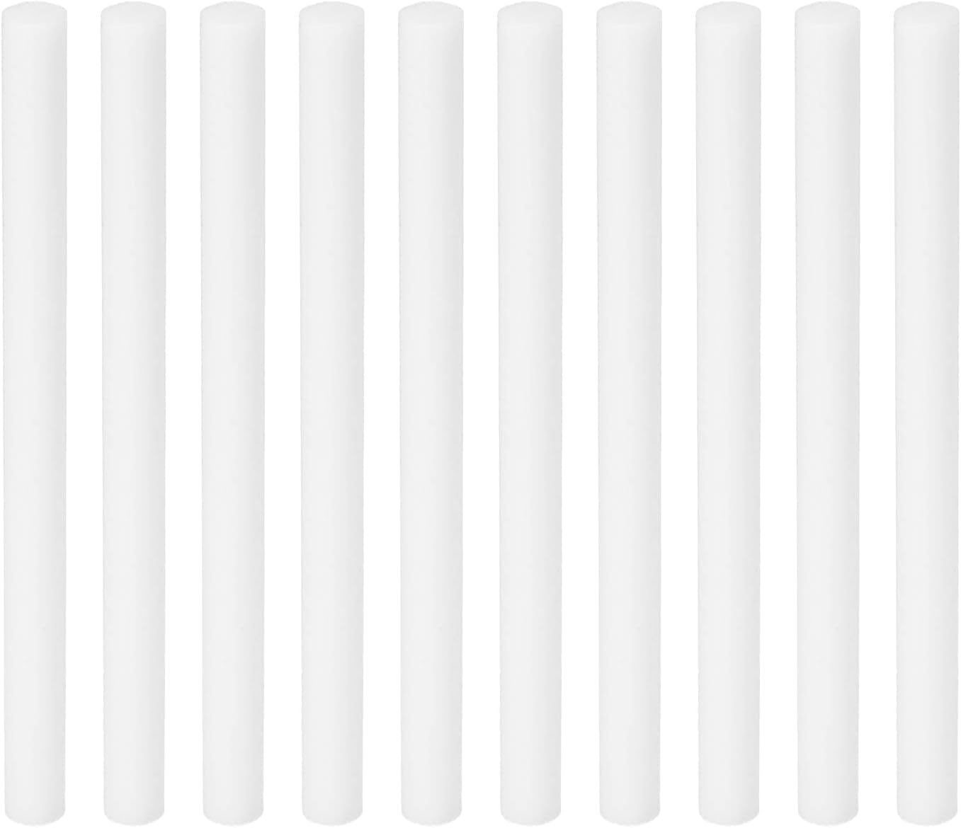 PATIKIL Humidifier Cotton Filter Sticks, 10 Pcs Refill Sticks Filter Wicks Replacement for USB Mini Humidifiers Portable Diffuser (5.91'' x 0.28''), White