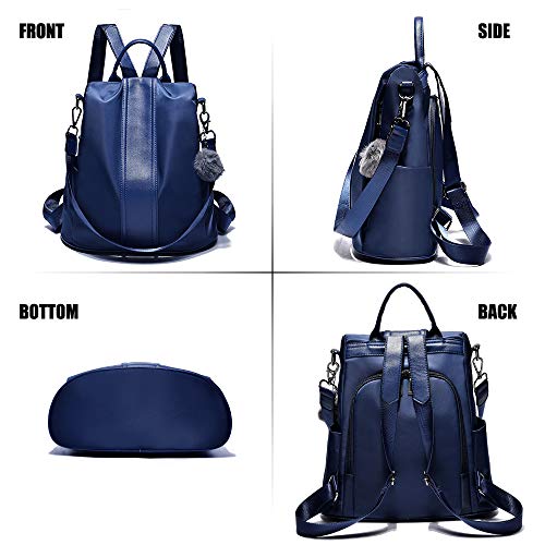 Image of PINCNEL Women Backpack Purse Waterproof Nylon Anti-theft Rucksack Lightweight Shoulder Bag