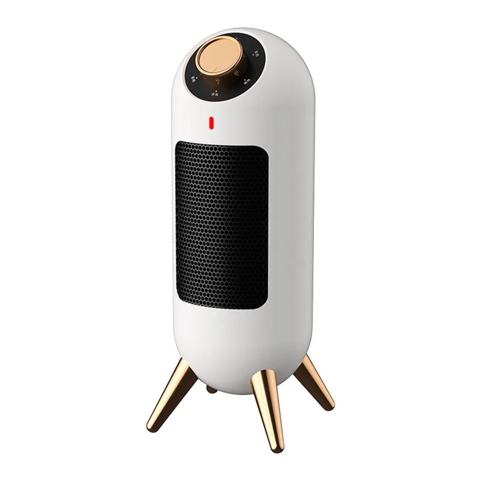 Riscaldatore elettrico, 1200 W Desktop Heater, Piccola Famiglia, High-Power, European E, Intelligent Electric,per camera da letto, ufficio, soggiorno(White)