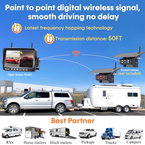 Pemacom P16 Wireless Rv Backup Camera Install-Free thumb #2