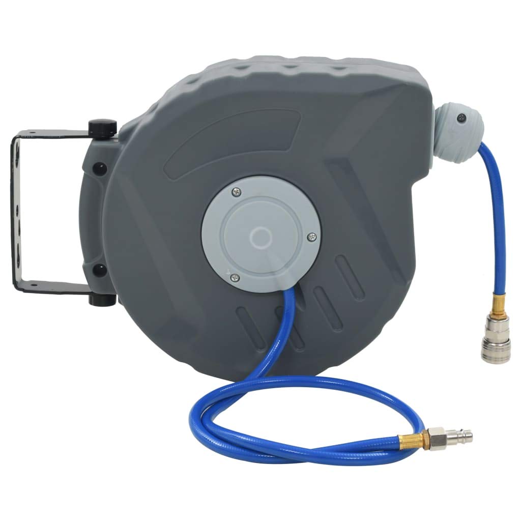 vidaXL Enrouleur Automatique de Tuyau d'Air 1/4" 12 m Dévidoir de Tuyaux Atelier