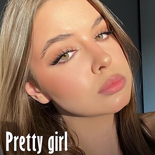 Wispy Lashes Natural Look False Eyelashes Clear Band Fluffy Faux Mink Cat Eye Lashes Pack 15Mm 3D Light Fake Lashs That Look Like Extensions Soft Curly Lash Strips 7 Pairs #TOP5