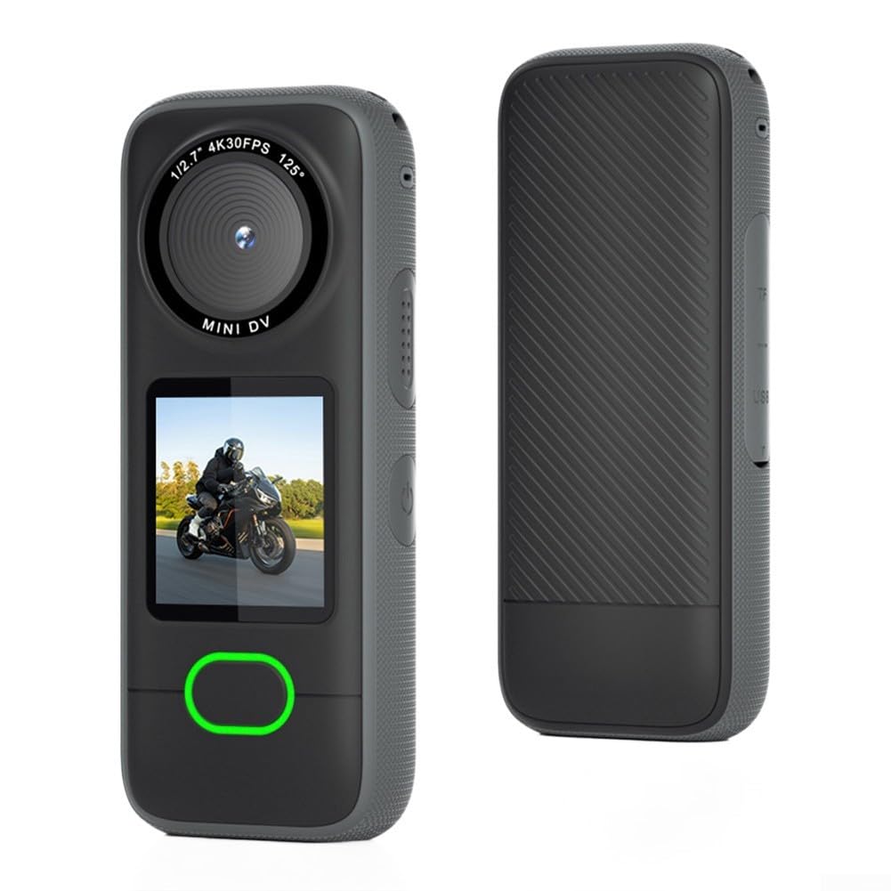 Grandangolo compatto 4K Sports Camera ABS corpo | Video 4K 30fps, touch screen intuitivo, formato tascabile compatto, condivisione WiFi, obiettivo grandangolare