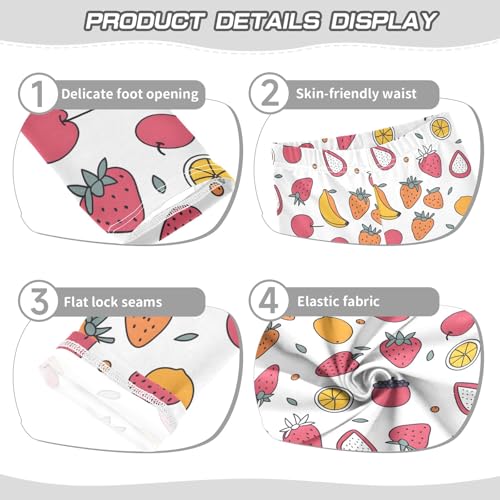 senya Girls Printed Leggings Yoga Pants Fruit Pattern for Kids in 4t to 10 Years, 4T3