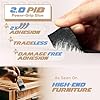 LOVEETA® 4.4'' × 16 Feet Power-Grip Couch Cushion Hook and Loop Tape, 2.0 PIB Heavy Duty Adhesive, Keep Couch Cushions from Sliding, Prevent Cushions from Sliding Outdoor, Mattresses, Carpets #2