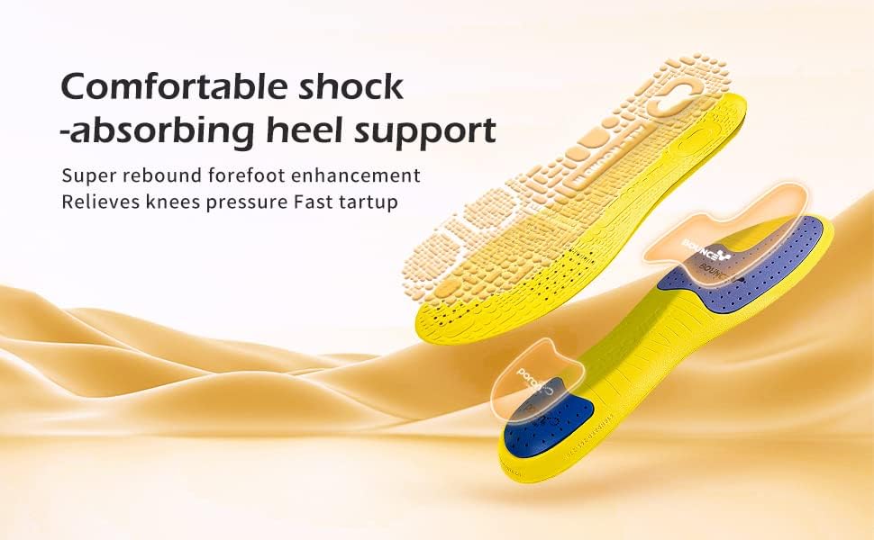 Soccer Cleat Insole Insert Gen3-Extra Thickenss Empire Yellow (US6.5-7) - Image 2