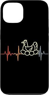 Heartbeat Poultry Vintage Chicken Farmer Heart Rate Case for iPhone 13
