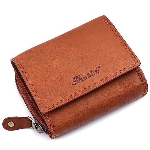 Mini portefeuille RFID Benthill petit format marron idéal pour le voyage et le quotidien