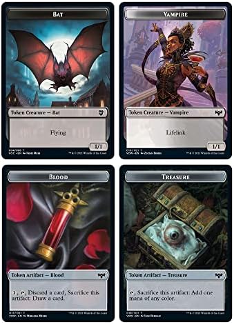 Magic: The Gathering Innistrad: Crimson Vow Commander Deck - Vampiric Bloodline (Black-Red), Minimal Packaging Version
