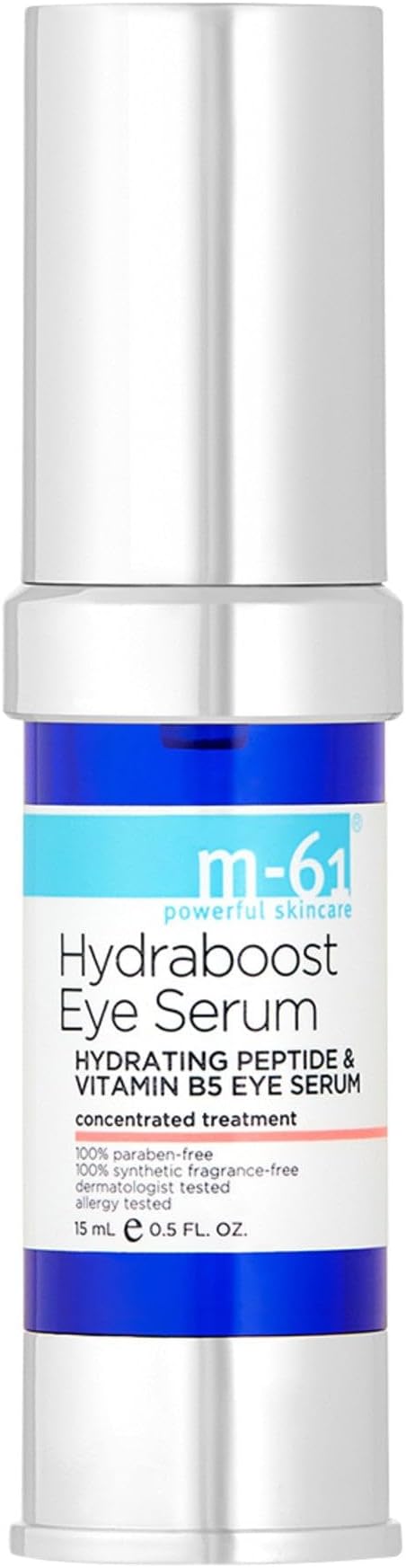 Hydraboost Eye Serum | Hydrating, Firming Eye Serum with Peptides, Vitamin B5, Hyaluronic Acid | Lightweight | Dermatologist Tested for All Skin Types | Made in USA - 0.5 Fl Oz