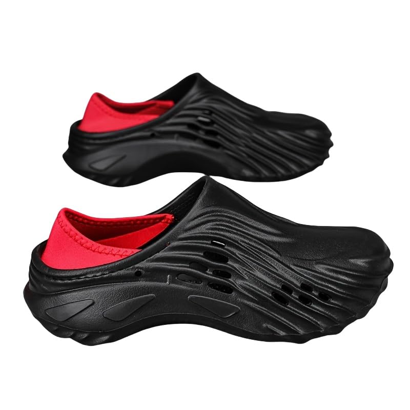 Summer Men's Anti-Slip Soft-soled Hole-out Sandals, Thick-soled Fashion Men's Beach Slippers