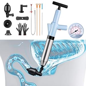 WOHPW Hochdruck-Luftablass-Blaster Abflussverstopfungsentferner