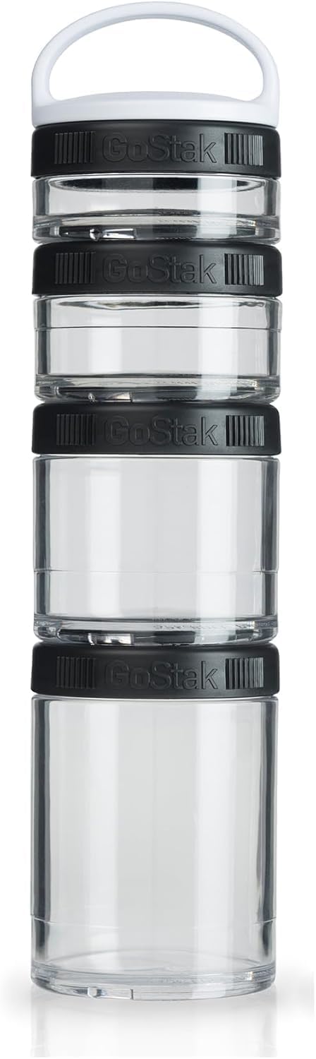 HIYON Stackable Snack Containers - 4-Piece Leak-Proof Snack Travel System - FDA-Food Safe, BPA/PC/Phthalate-Free -Stackable & Click-Together Food Storage, Large-image-29