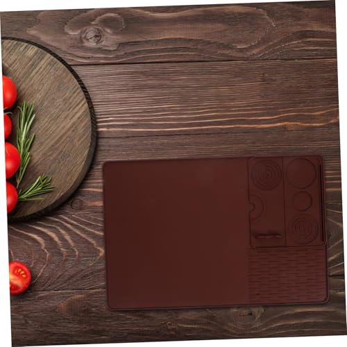 Tapete de silicona para café, accesorio protector con secador desmontable 6