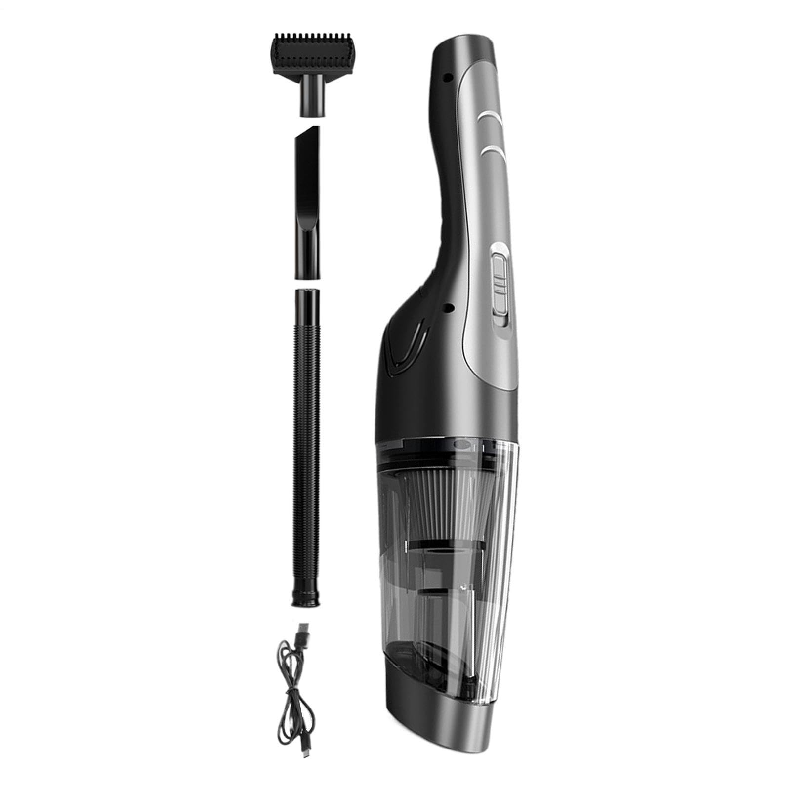 Aspiradora De Mano Inalámbrica Limpiador Portátil Potente Para Polvo Y Pelo | Aspiradora De Coche Inalámbrica Con Succión Potente Para Teclado Alfombra Cama Colchón Cocina Do