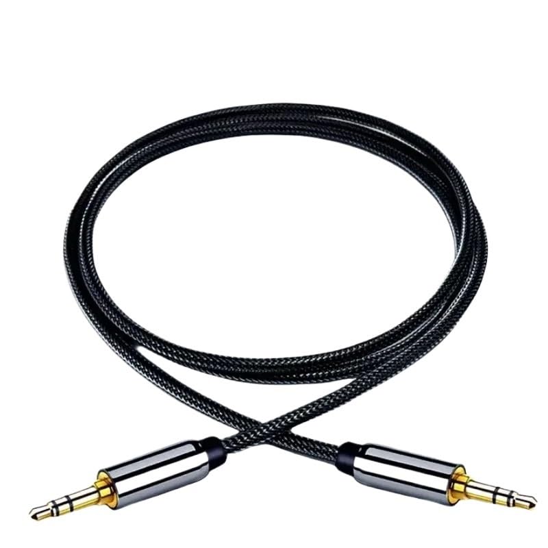 Cable Auxiliar 3.5mm Stereo Macho a Macho 5M miniatura 1