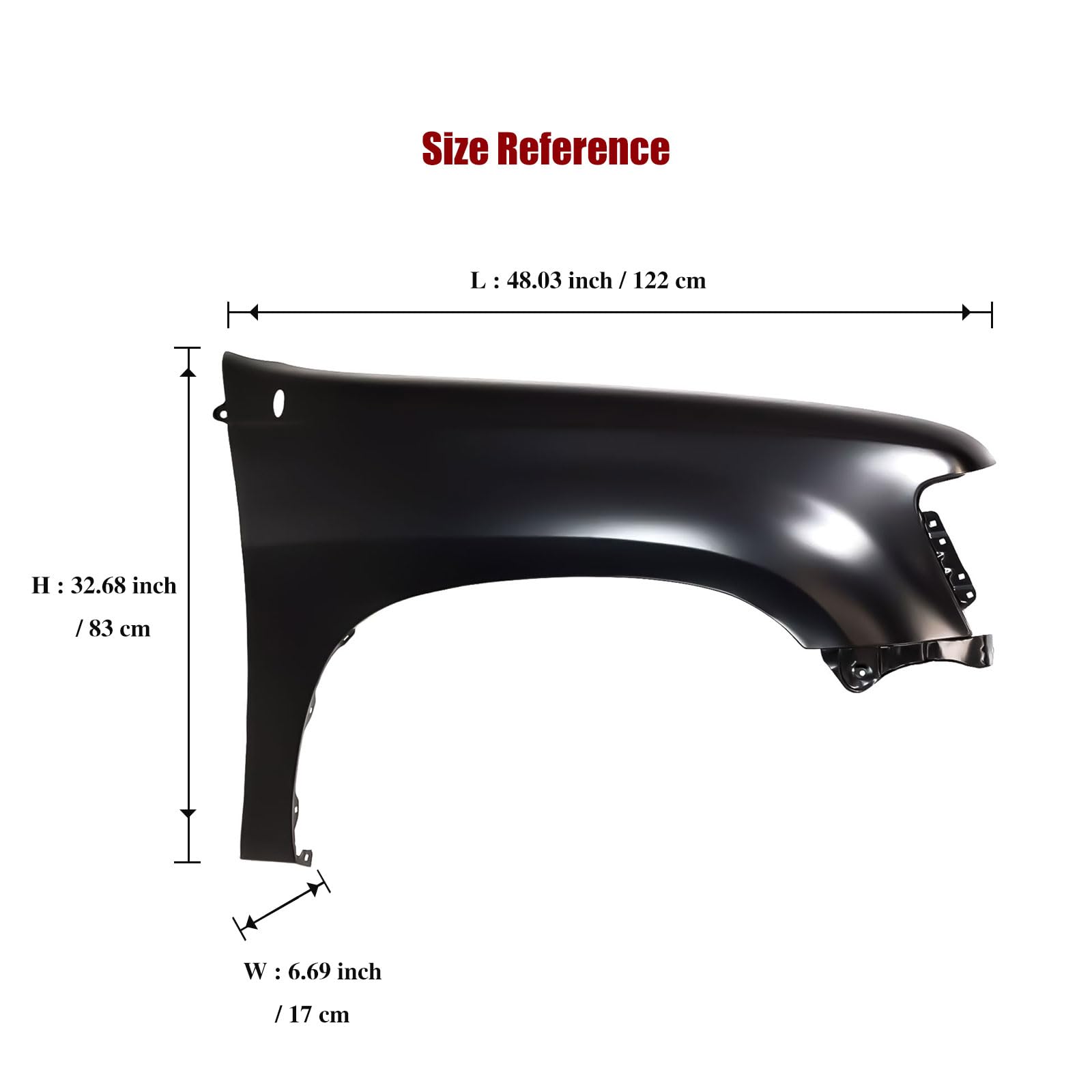 2 Pack Trailer Fenders Single Axle With Fenders Backs,Fits for 14”to 16” Wheels 32” x 9” x 15” Replacement for Car Hauler Trailer,Cargo Trailer,Utility Trailer,Landscape Trailer