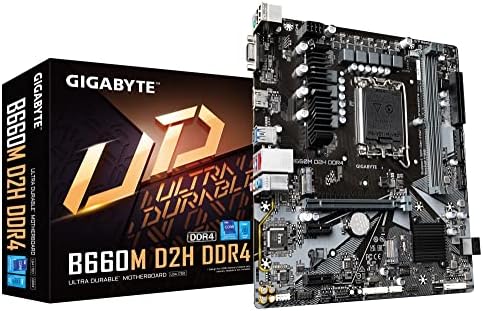 Amazon | GIGABYTE B660M D2H DDR4 Rev.1.0 マザーボード Micro-ATX 