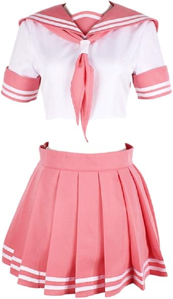GK-O Fate Apocrypha FGO Astolfo Cosplay Costume Pink Sailor Suit JK Uniform
