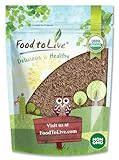Food to Live - Organic Caraway Seeds, 8 Ounces – Non-GMO. Great for Baking, Pickling and Cooking. Non-irradiated. Whole Dry Spices. Keto. Kosher