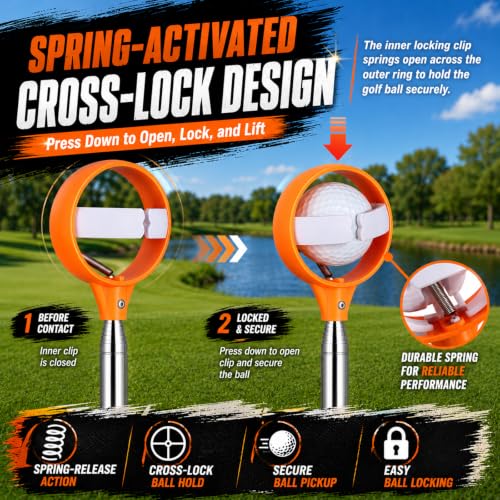 Pro Spring Release Golf Retriever