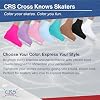 CRS Cross Skating Boot Covers Lycra Ice Skate Covers. Performance Ready Protection for Figure Skates, Ice Skating, Roller Skates.