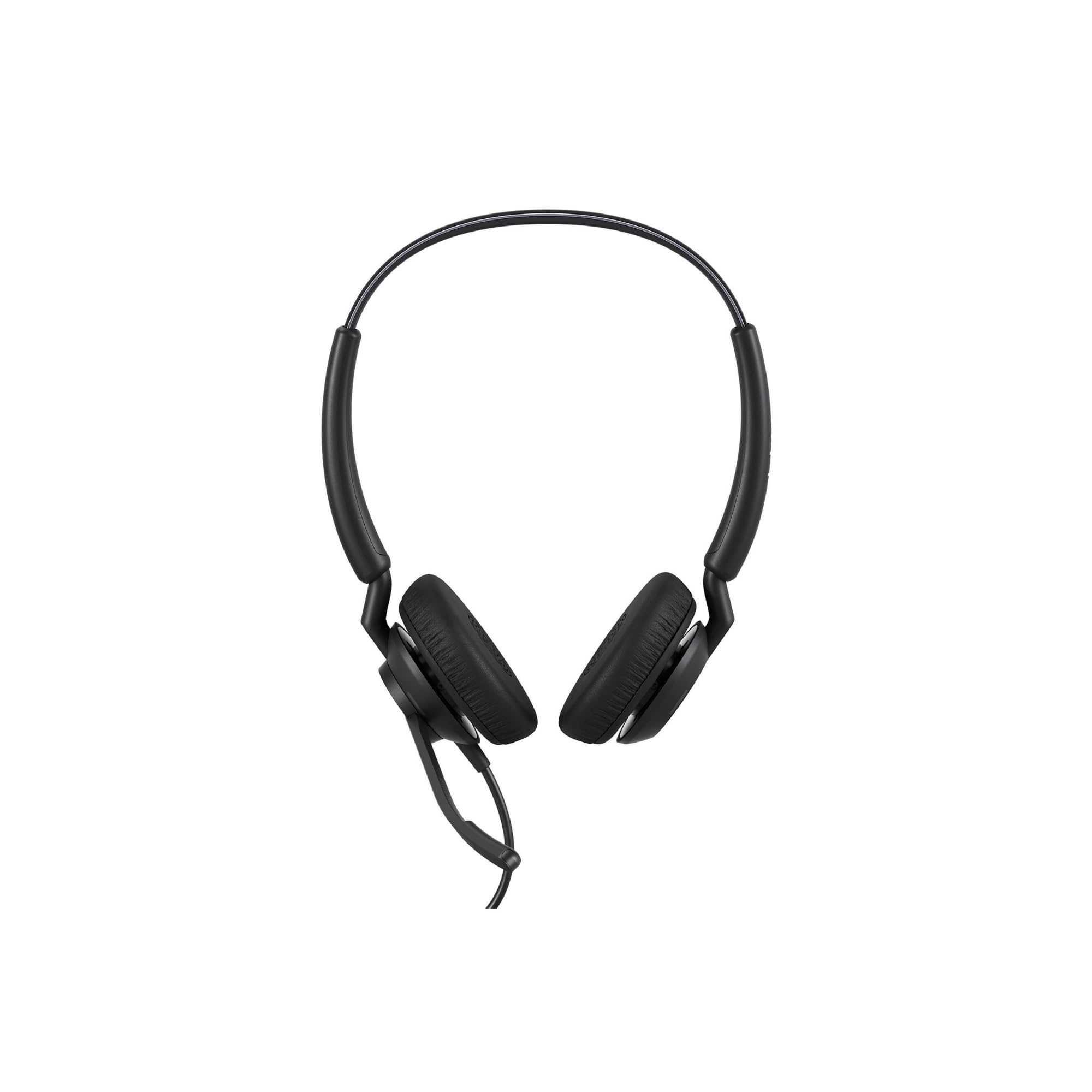 Jabra Engage 40 przewodowy zestaw słuchawkowy stereo z wbudowaną obsługą połączeń - redukcja szumów, 2 mikrofony, ultralekki, kabel USB-A - współpracuje z Unified Communications (Zoom, Unify) - czarny