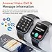 Hwagol Smart Watch (Answer/Make Call) 1.85inch Fitness Tracker, DIY Dials/Pedometer/Calories/Multiple Sport Modes/Voice Assistant, Smart Watches for Men Women Android iOS Phones