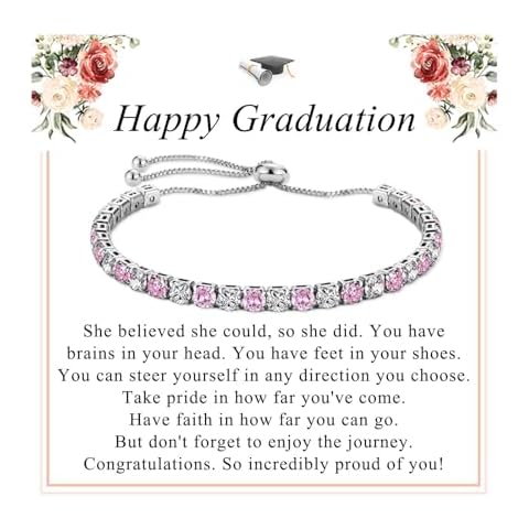 PDTU 2024 Graduation Cubic Zirconia Bracelet Cover