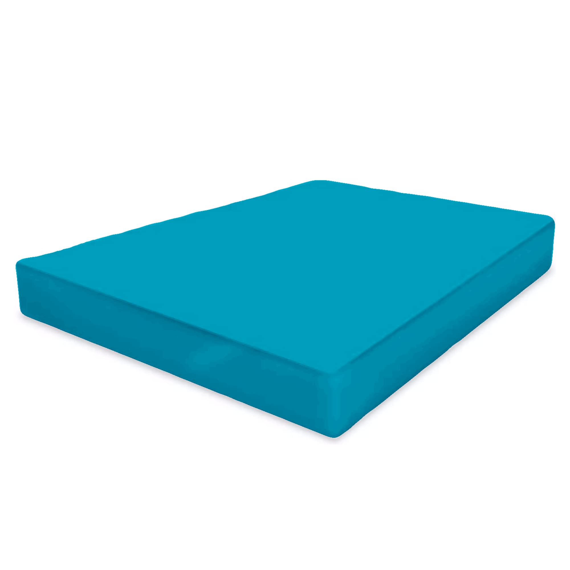 Rohi Single Fitted sheet 10” (25 cm) – Soft & Durable Cotton Blend Fitted Sheet – Shrinkage and Fade Resistant – Elasticated Corners Bed Sheet (Teal, Single) — image 1