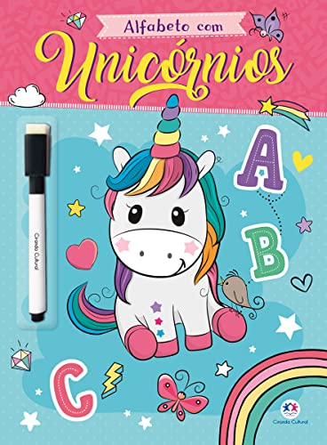 Alfabeto com unicórnios