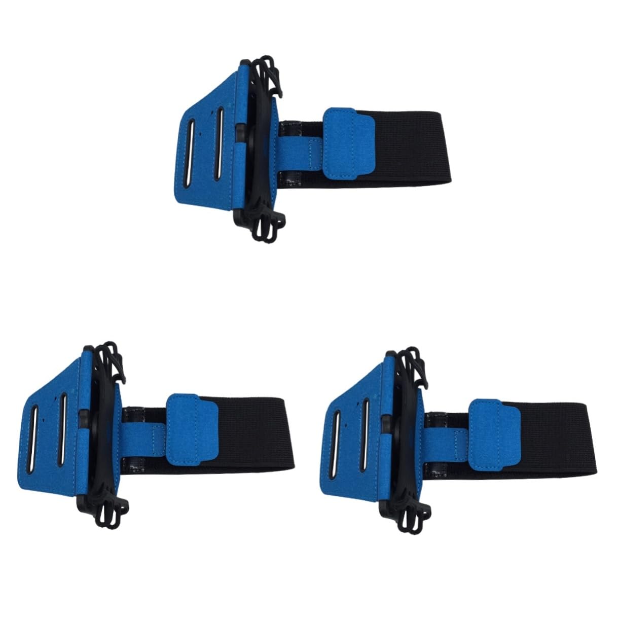 Angoily Lot De 3 Brassards De Téléphone Portable 180° avec Port pour Écouteurs Et Sangles Réglables