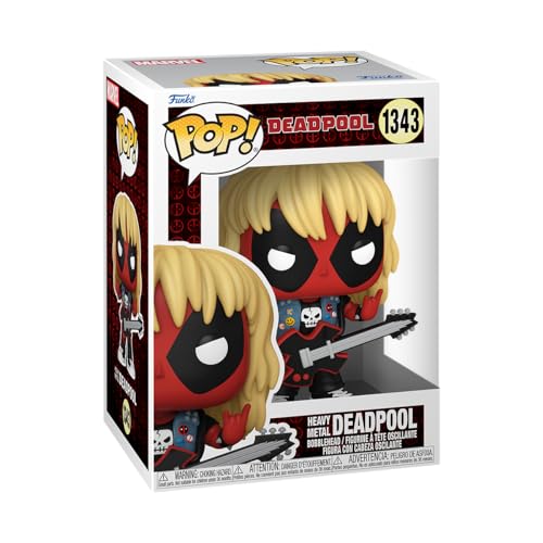 Funko Deadpool Figura Vinilo Heavy Metal Deadpool 343 Unisex Pop! Multicolor PVC