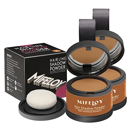 MIFELOY 2 Pack Root Touch Up Powder, Hair Color for