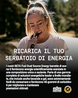 Science in Sport Beta Fuel Barretta 6 x 60g Arancia - Barrette energetiche vegane con 46g di carboidrati, Barrette di carboidrati deliziose come fonti di energia ideali per l'allenamento intenso