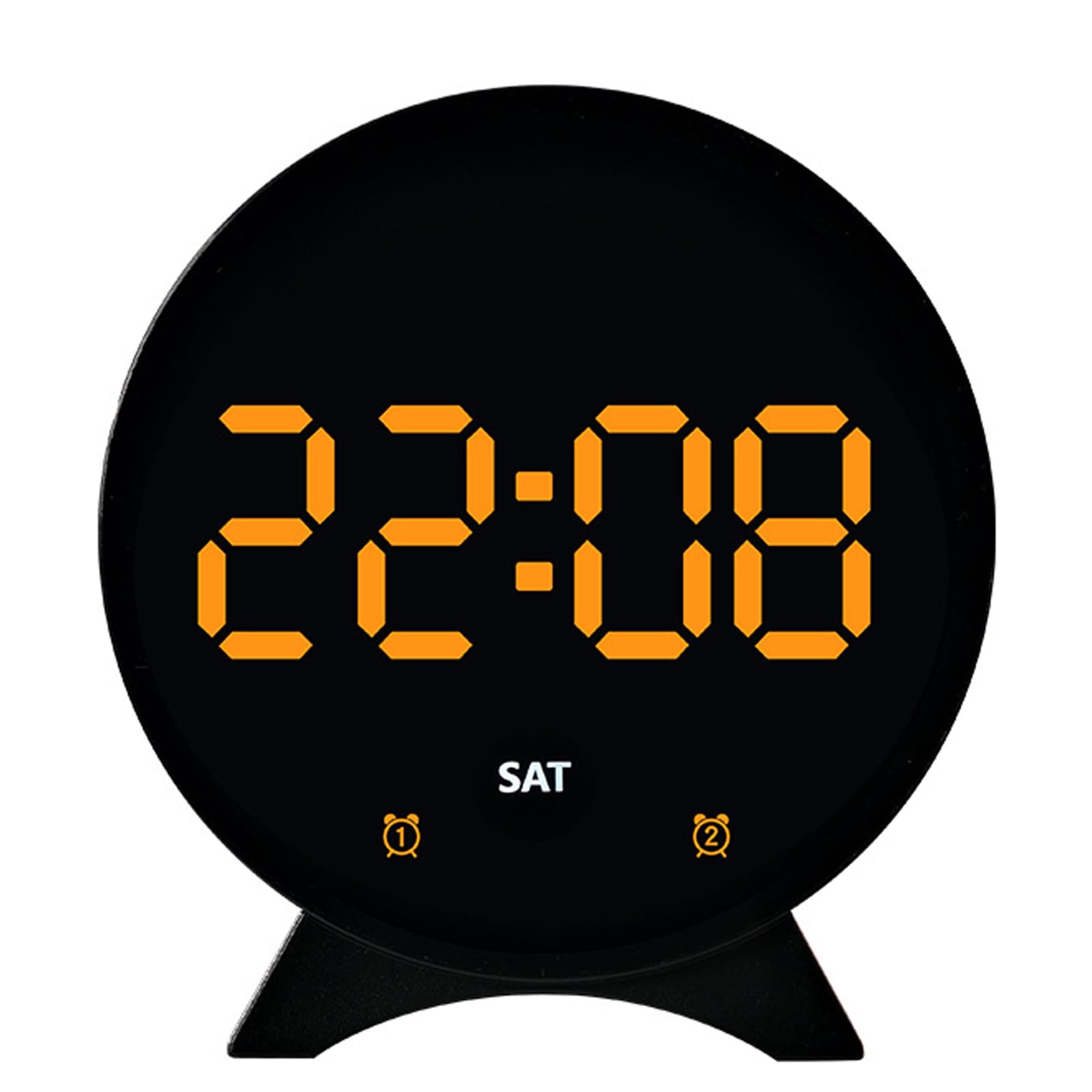 Tfaoys F Multifunction Alarm Clock With Large Led Display Environmental Monitored Eature House Decors Customizable Alarm Toning Clock